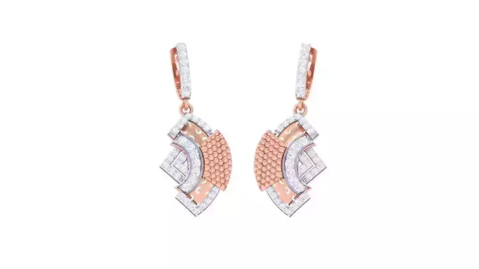 High Jewelry Earrings 3dm stl 3dm stl obj mtl 3mf details