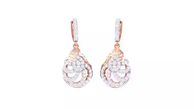 Mesh High Jewelry Earrings 3dm stl 3dm stl obj mtl 3mf details