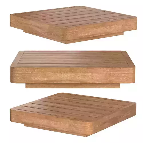 MAYA TEAK SQUARE SIDE TABLE