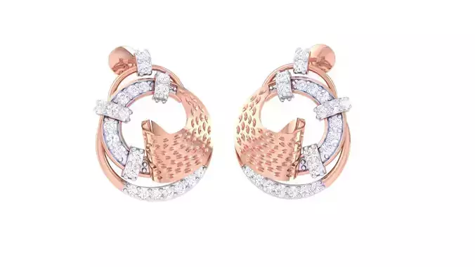 High Jewelry Earrings 3dm stl 3dm stl obj mtl 3mf details