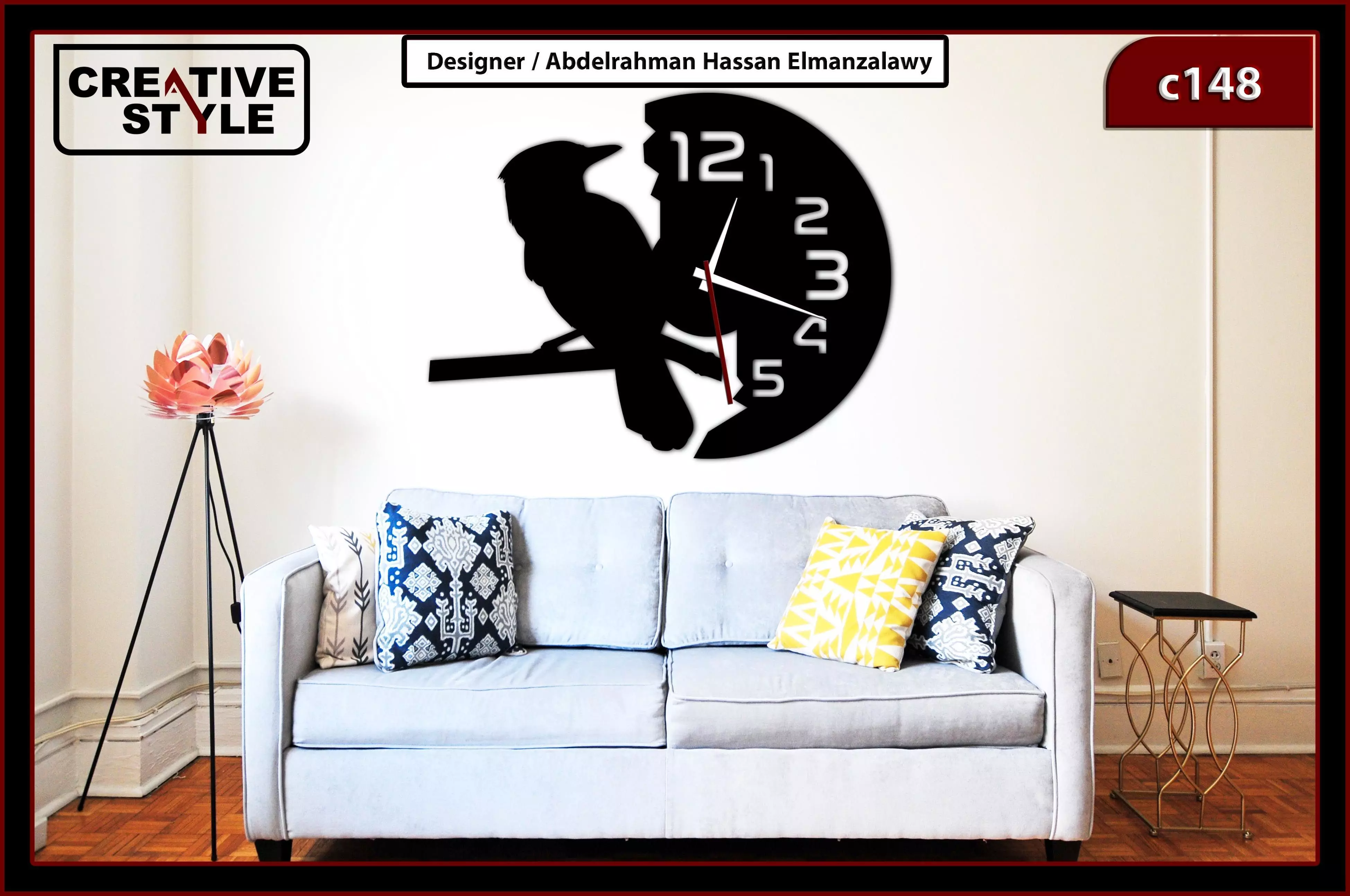 wall clock 3D model