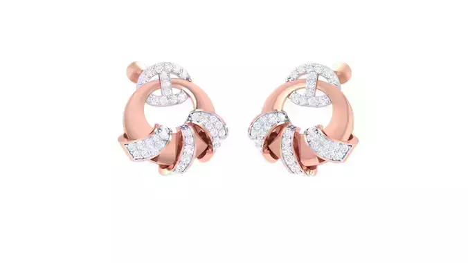High Jewelry Earrings 3dm stl 3dm stl obj mtl 3mf details