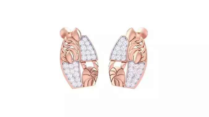 High Jewelry Earrings 3dm stl 3dm stl obj mtl 3mf details