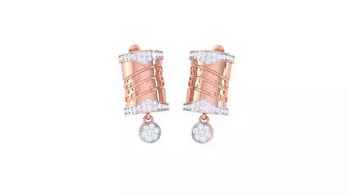 High Jewelry Earrings 3dm stl 3dm stl obj mtl 3mf details