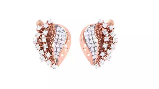 High Jewelry Earrings 3dm stl 3dm stl obj mtl 3mf details
