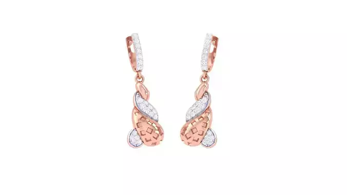 High Jewelry Earrings 3dm stl 3dm stl obj mtl 3mf details