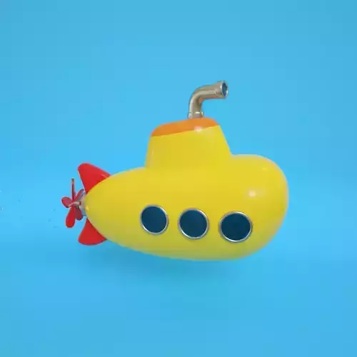 cartoony submarine
