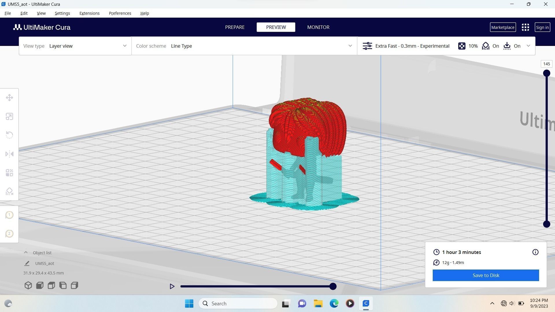 Mikasa Ackerman funko pop from Attack on Titan 3D model_12