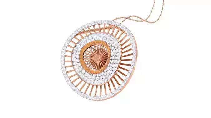Ultra Vision Mesh Wire High Jewelry Pendant Necklace 3dm stl 3mf