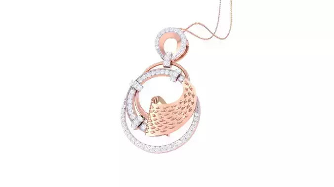 High Jewelry Pendant Necklace 3dm stl 3mf obj glb render