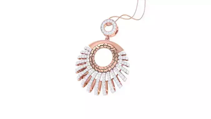 High Jewelry Pendant Necklace 3dm stl 3mf obj glb render
