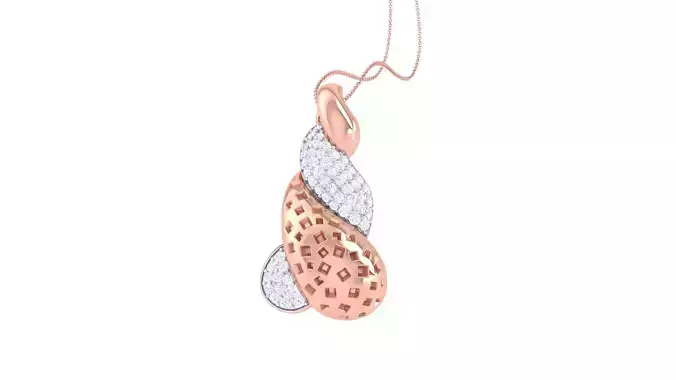 Softy Scoop Top High Jewelry Pendant Necklace 3dm stl 3mf obj  3D print model