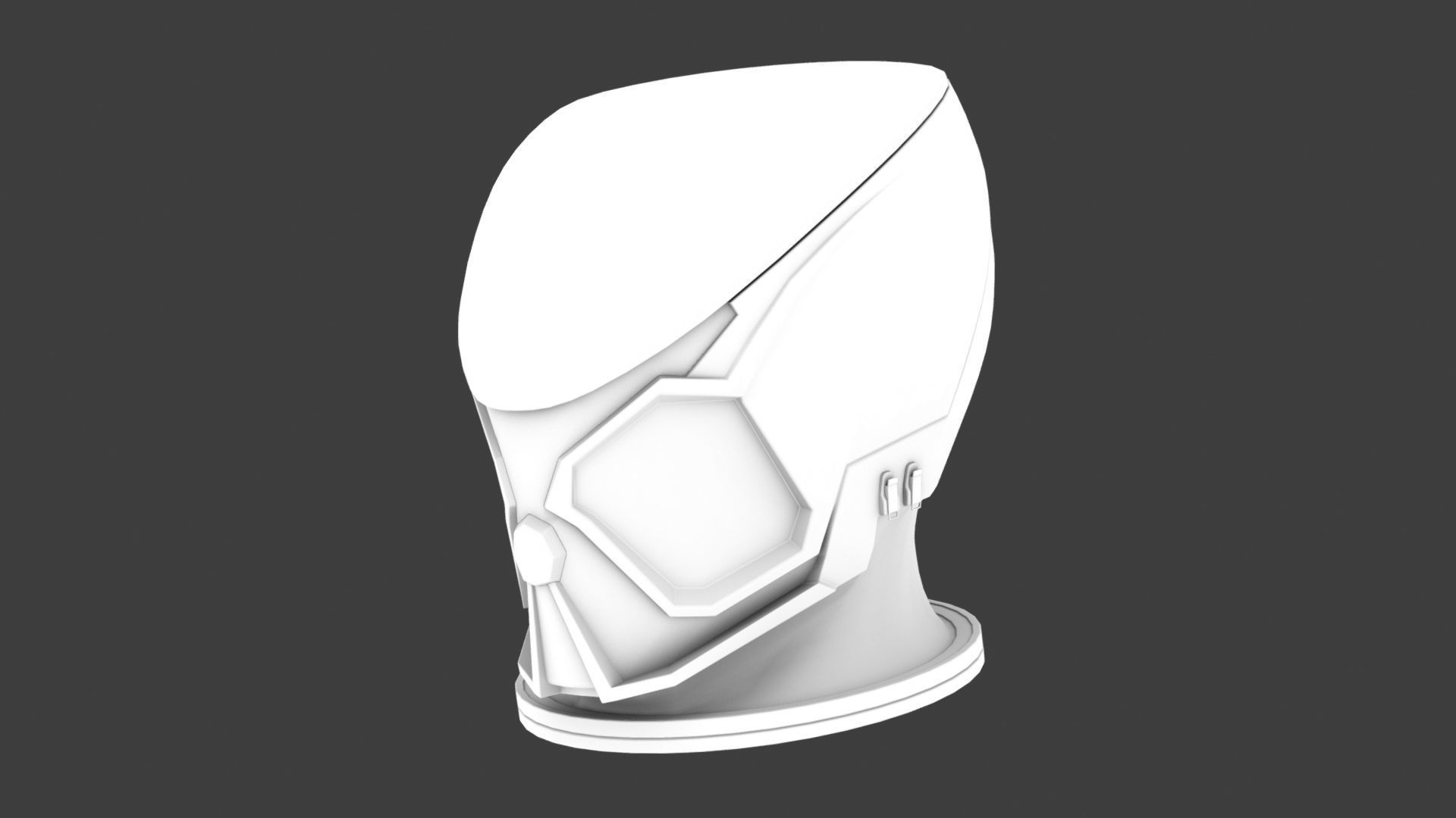 STARFIELD MANTIS SUIT HELMET Low-poly 3D model_10