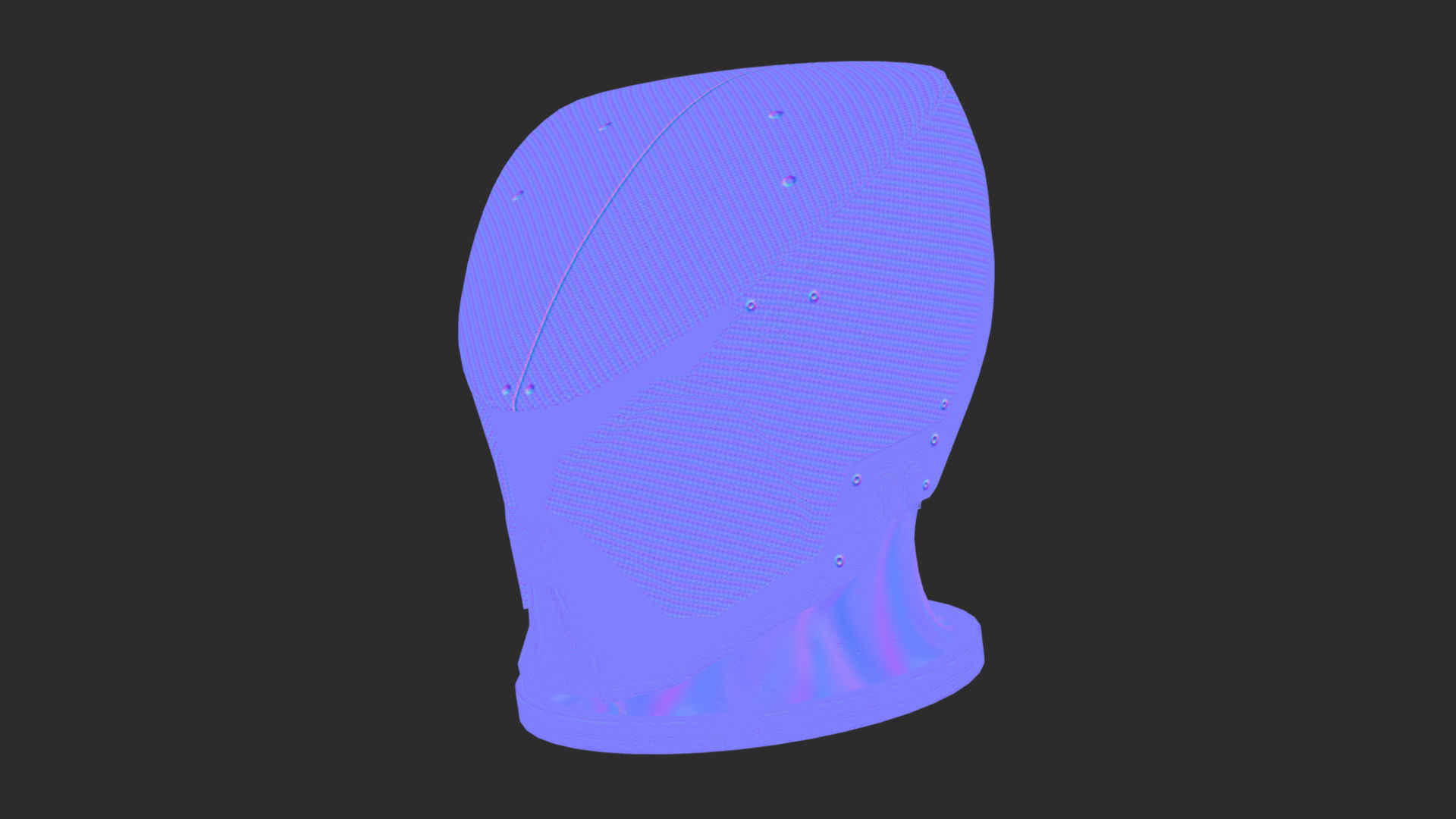 STARFIELD MANTIS SUIT HELMET Low-poly 3D model_9