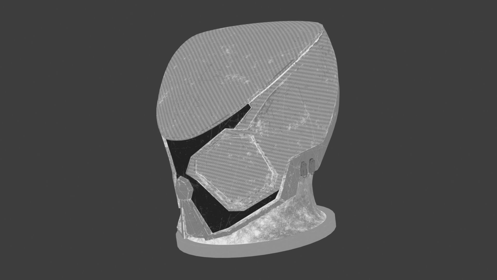 STARFIELD MANTIS SUIT HELMET Low-poly 3D model_8