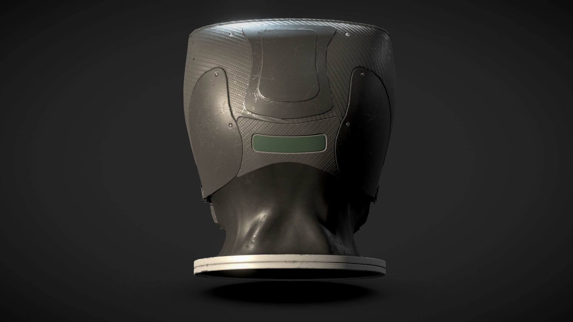 STARFIELD MANTIS SUIT HELMET Low-poly 3D model_2