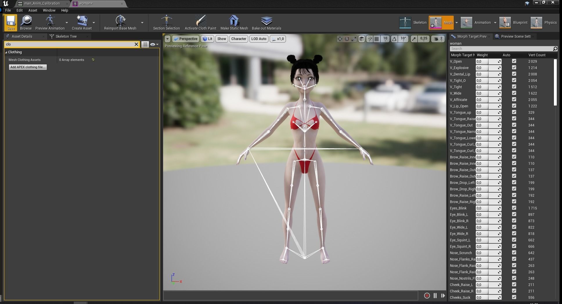 Asian girl Woman japanese korean Chinese Low-poly 3D model_32