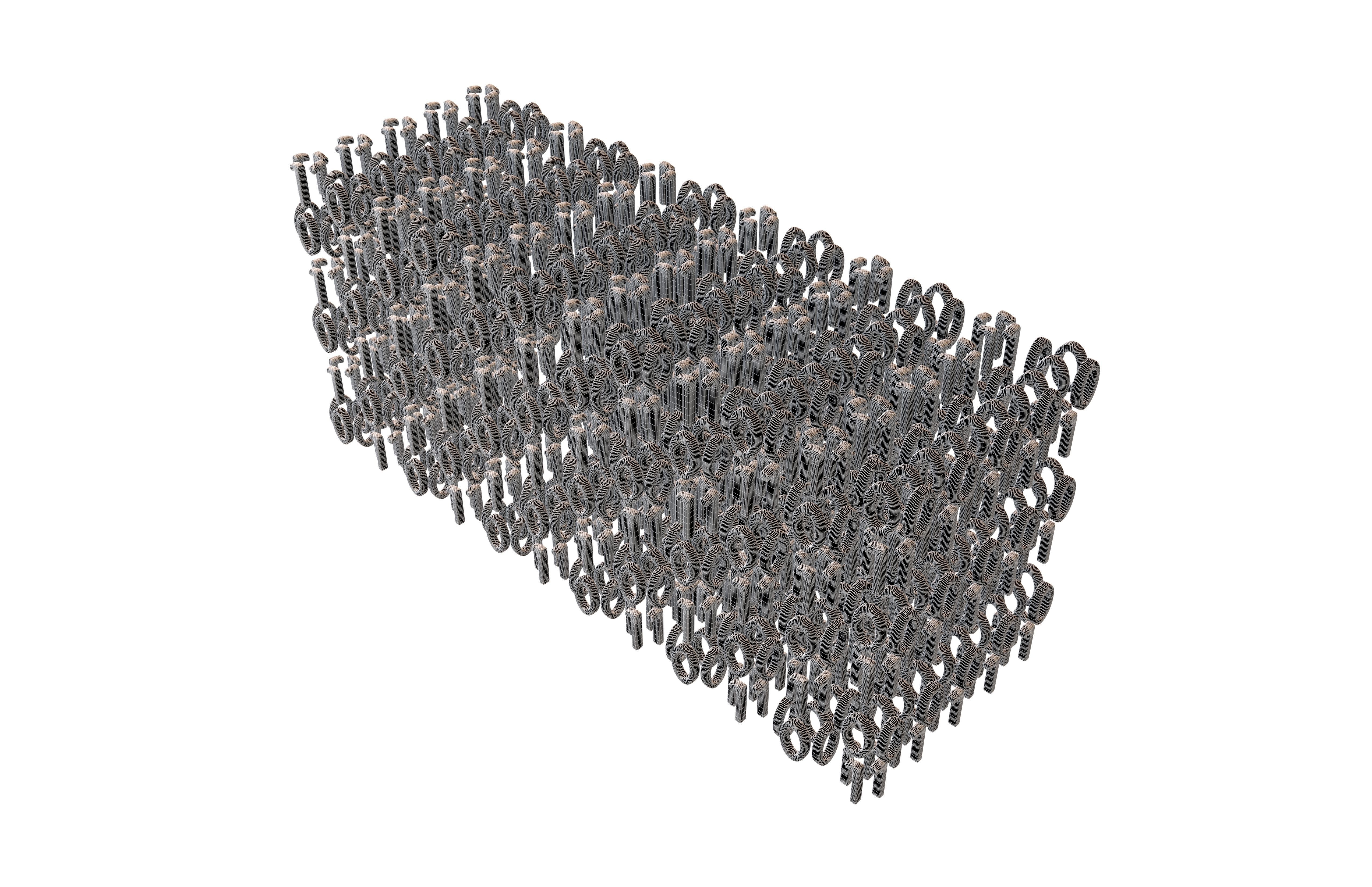 Binary 3D Style Background V1 002 3D model_6