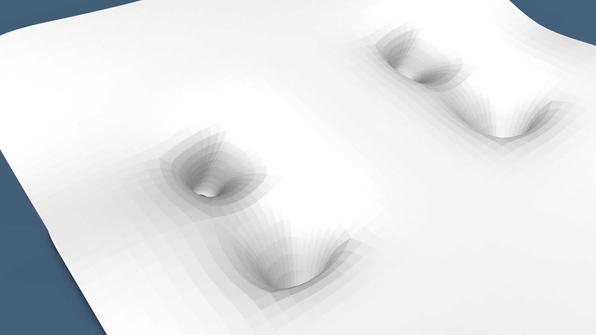 Wavy Pavilion Smooth Columns Low-poly 3D model_32