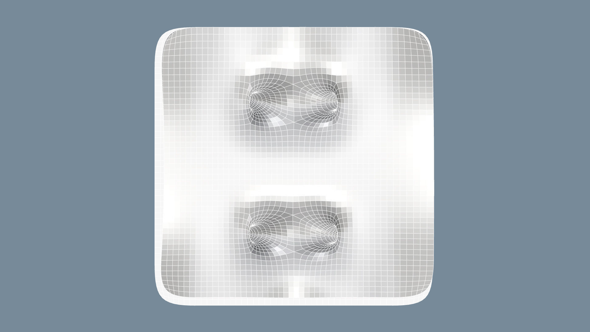 Wavy Pavilion Smooth Columns Low-poly 3D model_49