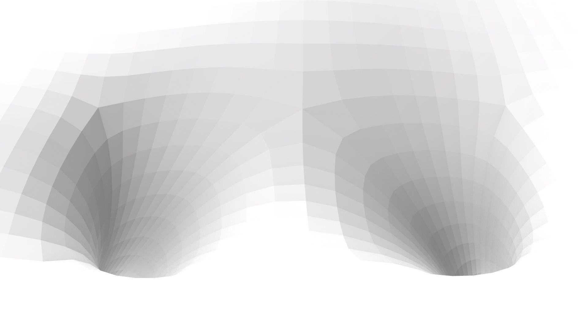 Wavy Pavilion Smooth Columns Low-poly 3D model_34