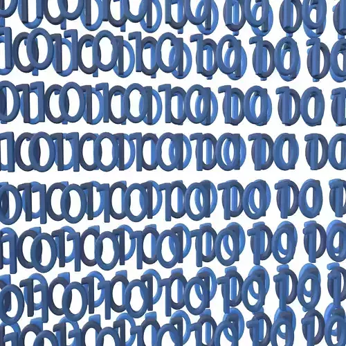 Binary 3D Style Background V2 002