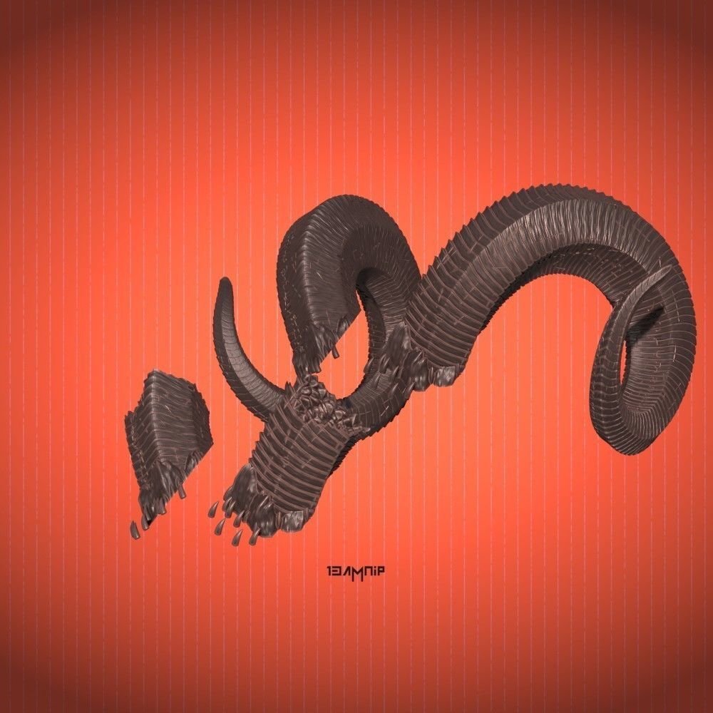 KARLACH HORNS FROM BALDURS GATE 3 3D print model_2