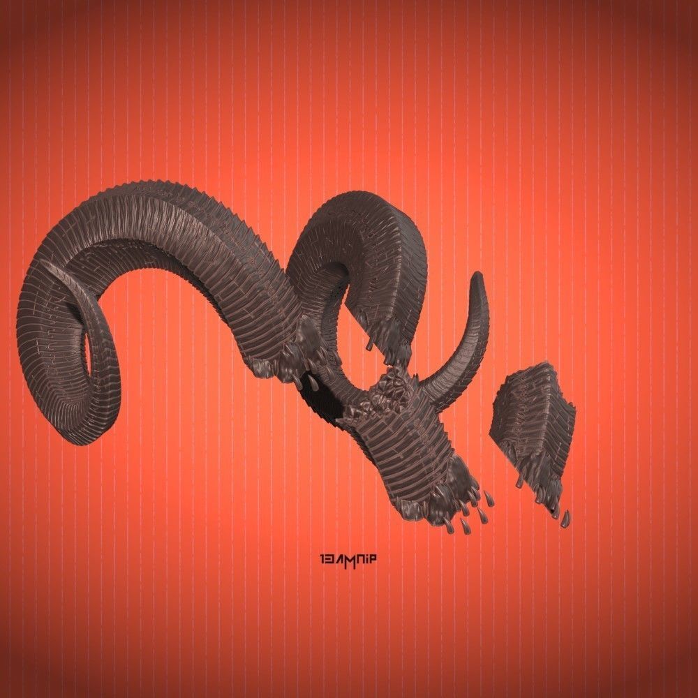 KARLACH HORNS FROM BALDURS GATE 3 3D print model_8