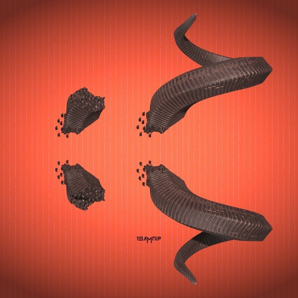 KARLACH HORNS FROM BALDURS GATE 3 3D print model_12