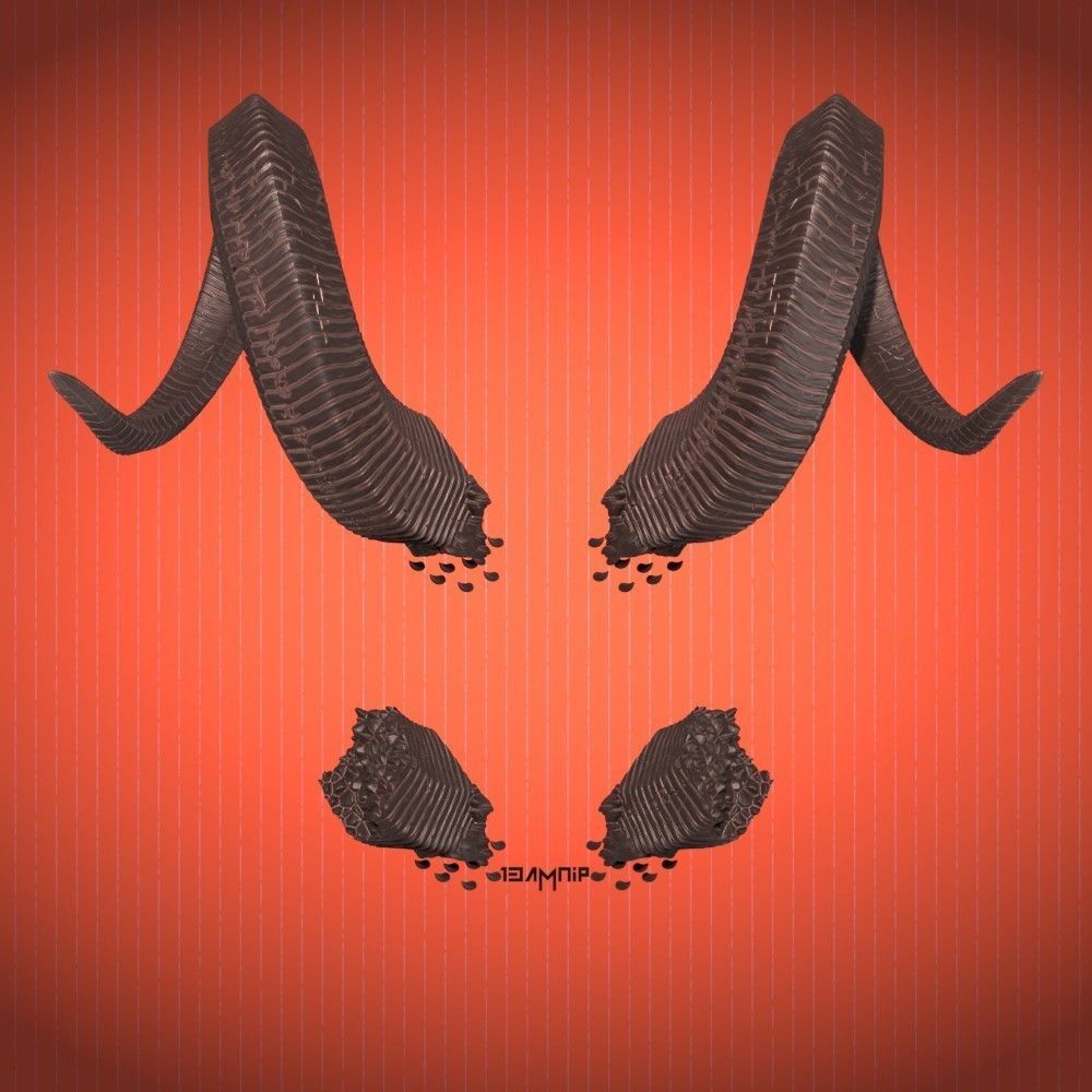 KARLACH HORNS FROM BALDURS GATE 3 3D print model_11