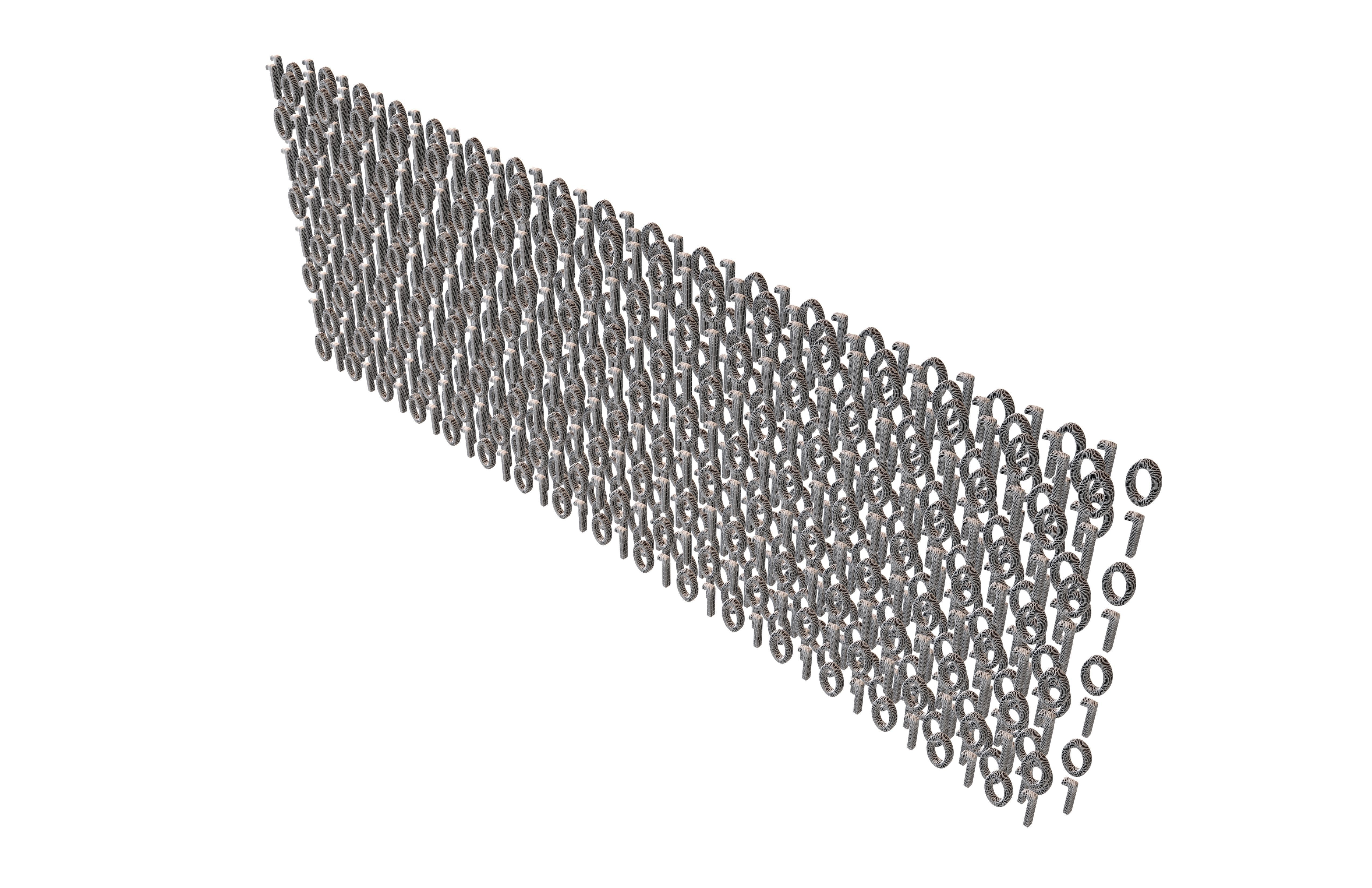 Binary 3D Style Background V2 003 3D model_5