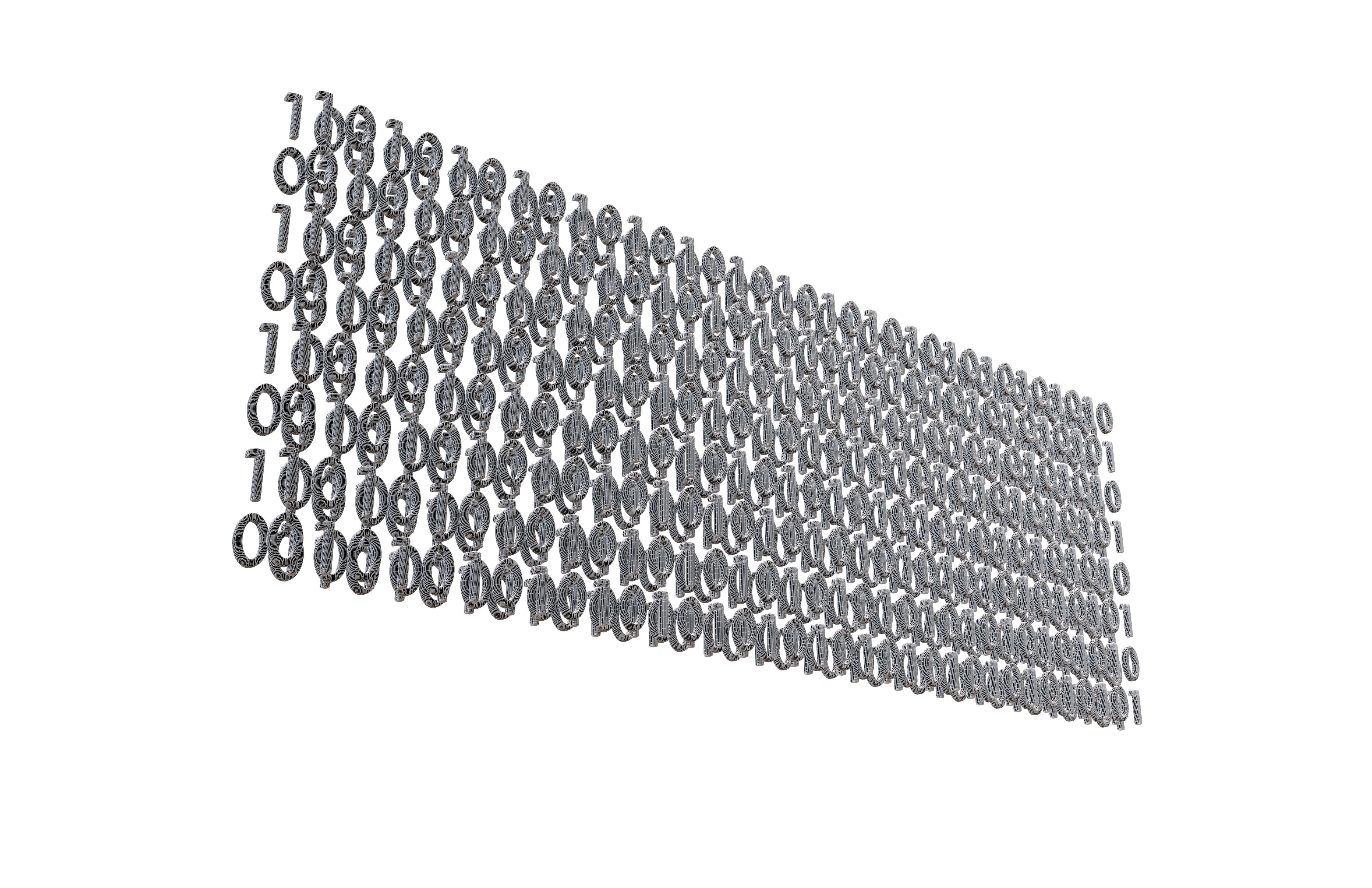 Binary 3D Style Background V2 003 3D model_7