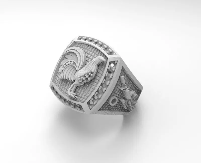 ANILLO GALLO  3D print model_0
