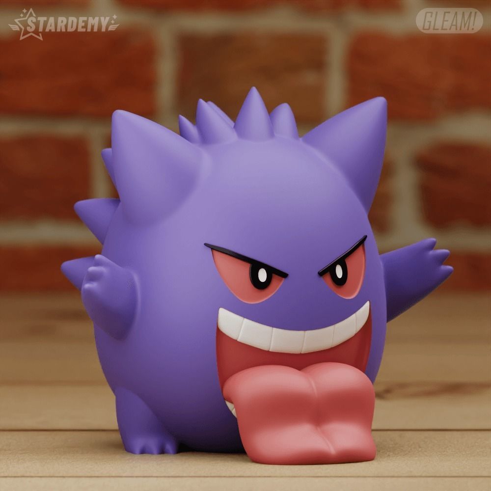 GENGAR CHIBI 3 MODELS POKEMON 3D print model_13
