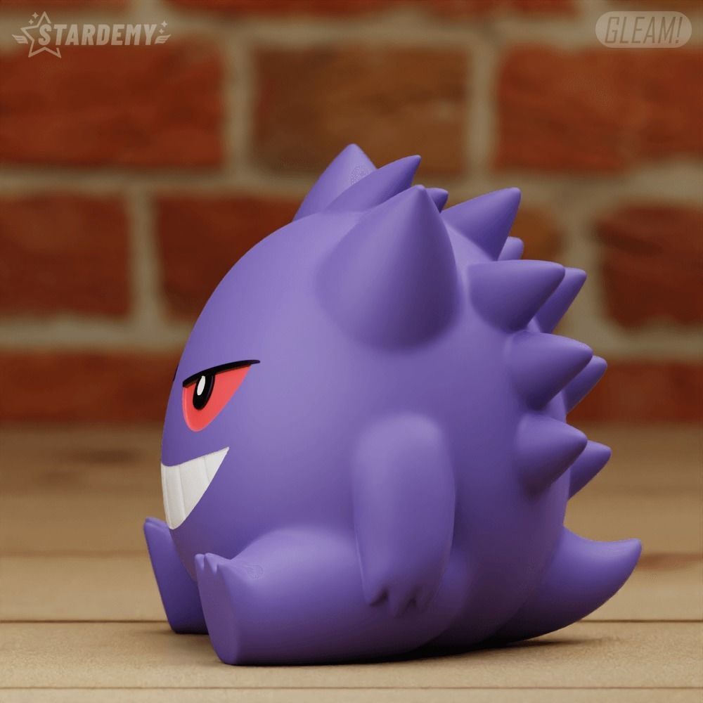 GENGAR CHIBI 3 MODELS POKEMON 3D print model_5