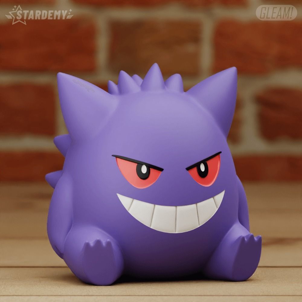 GENGAR CHIBI 3 MODELS POKEMON 3D print model_3