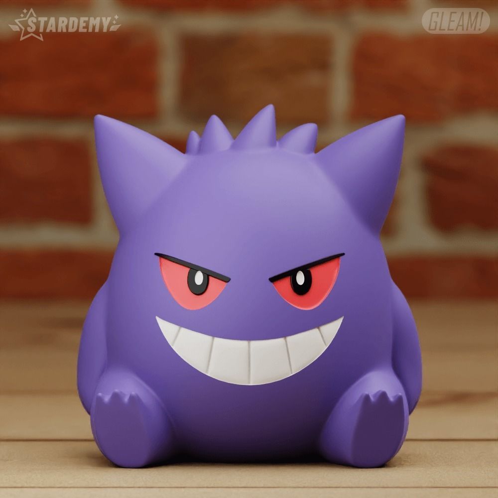 GENGAR CHIBI 3 MODELS POKEMON 3D print model_2