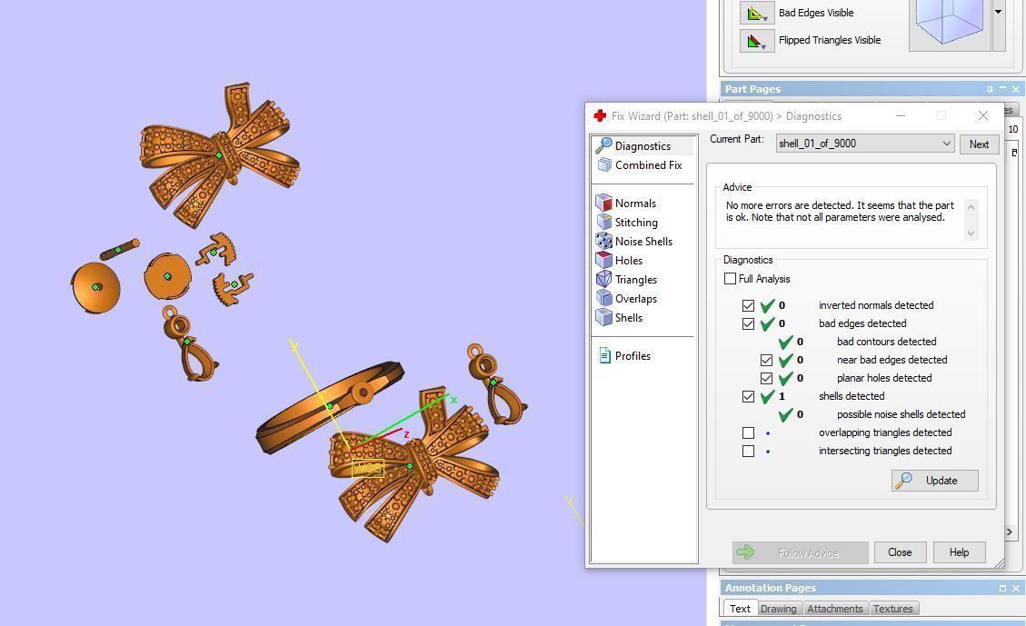 Ring and Earrings 3D print model_4