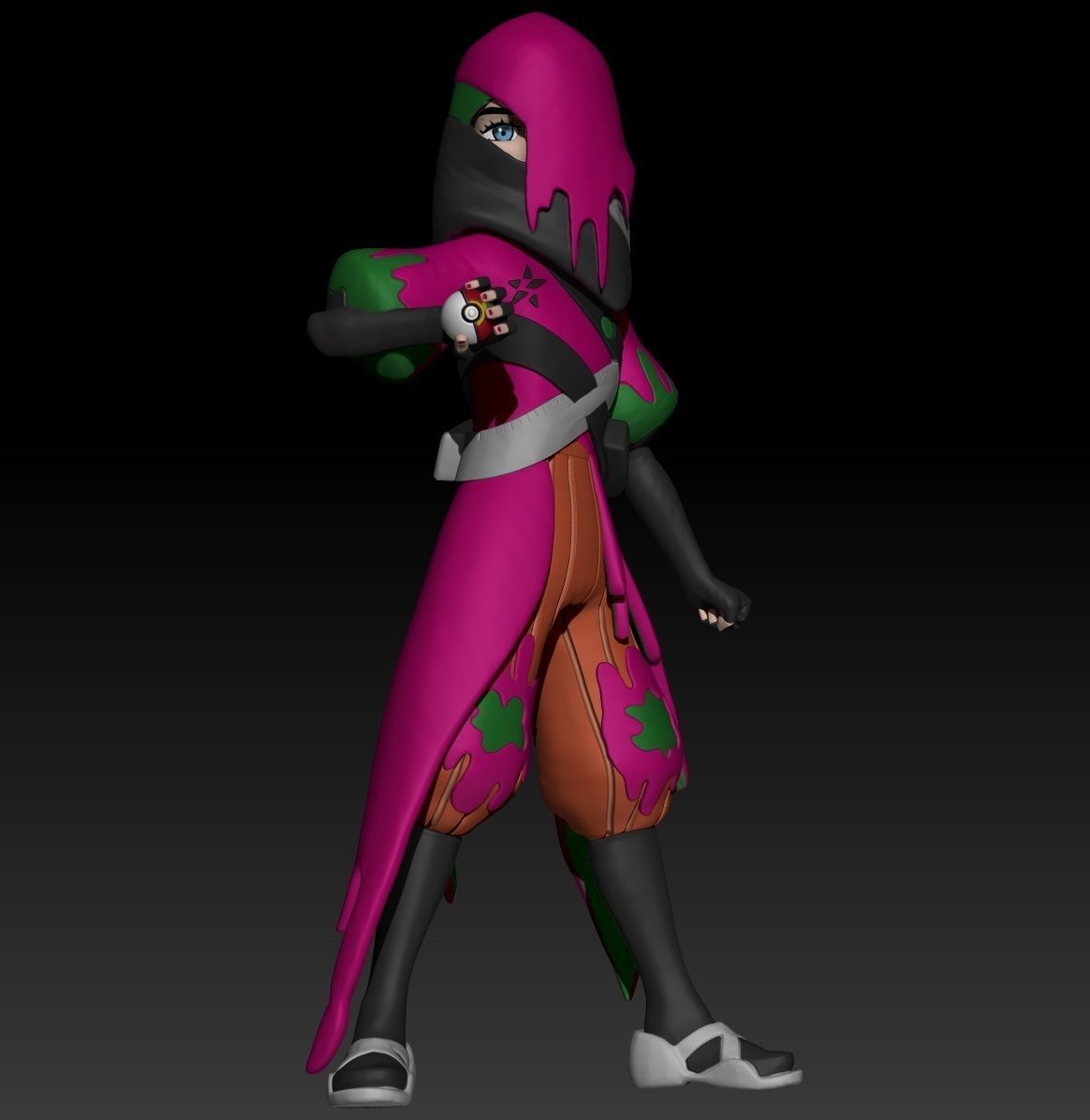 Pokemon Paldea Team Star Boss Atticus 3D print model_1