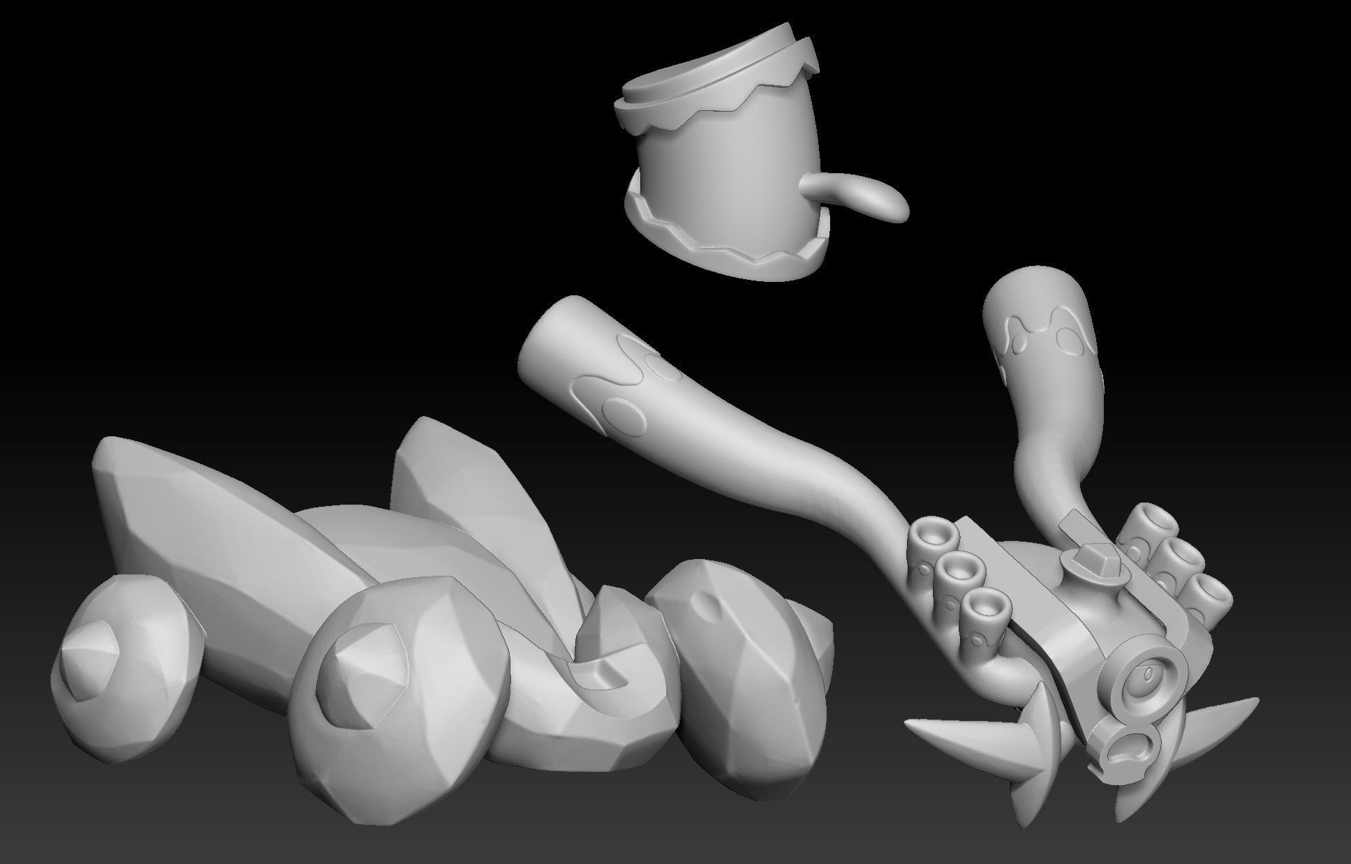 Pokemon Paldea Team Star Boss Atticus 3D print model_9