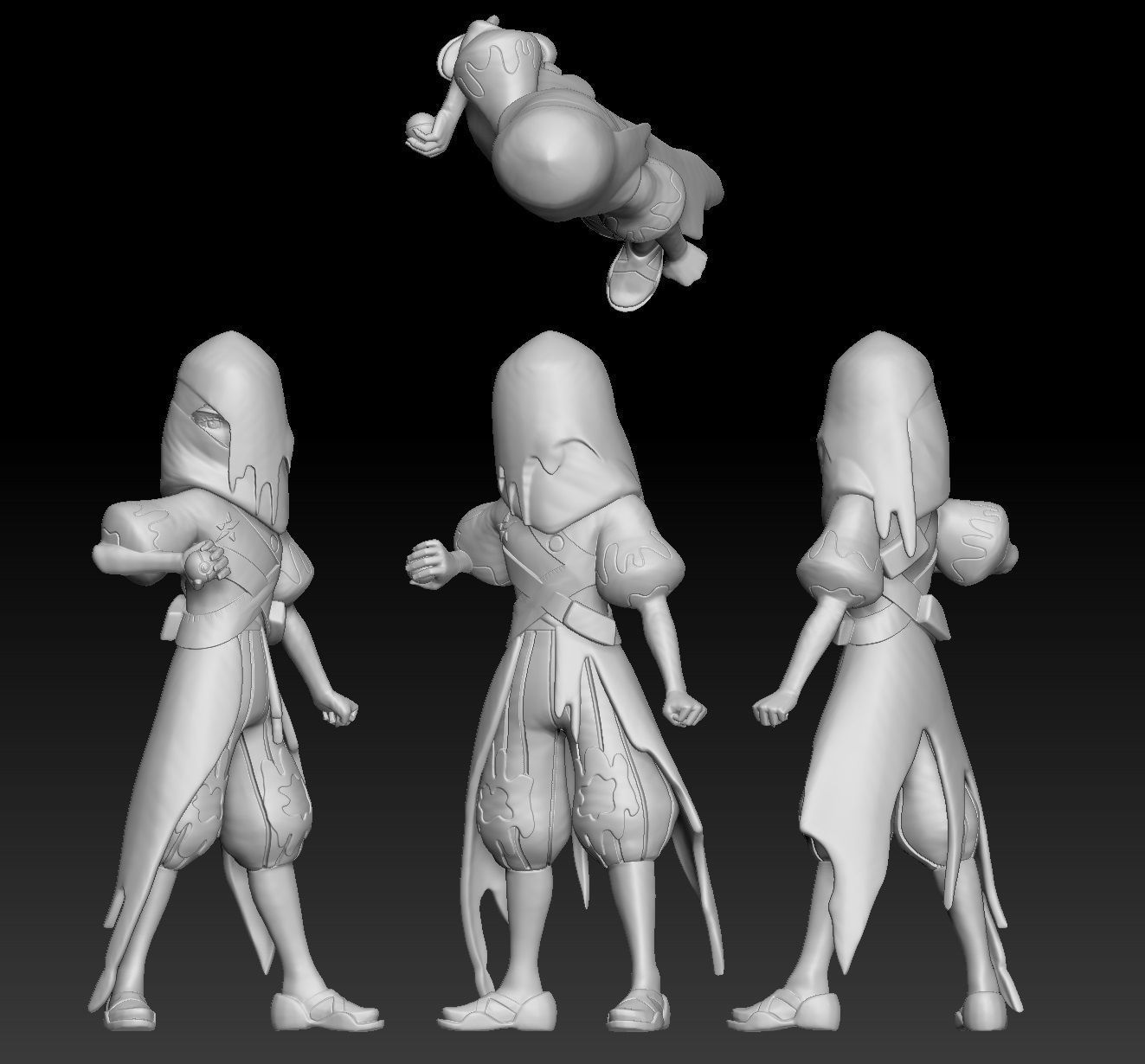 Pokemon Paldea Team Star Boss Atticus 3D print model_5