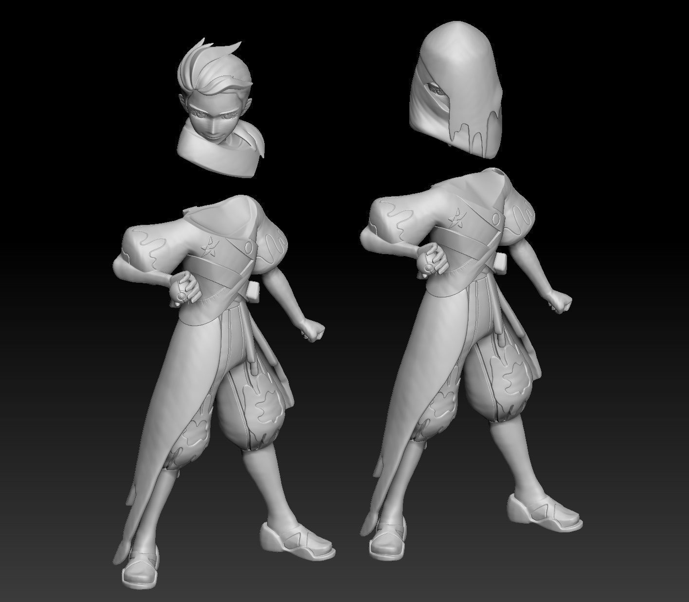 Pokemon Paldea Team Star Boss Atticus 3D print model_7