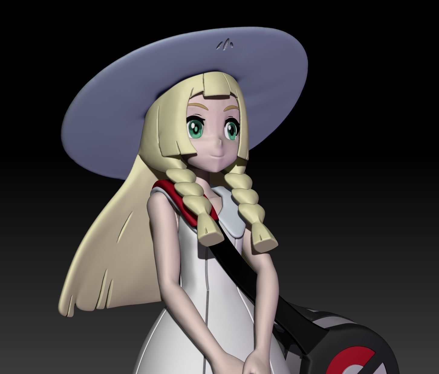 Pokemon Alola Trainer Lillie 3D print model_2