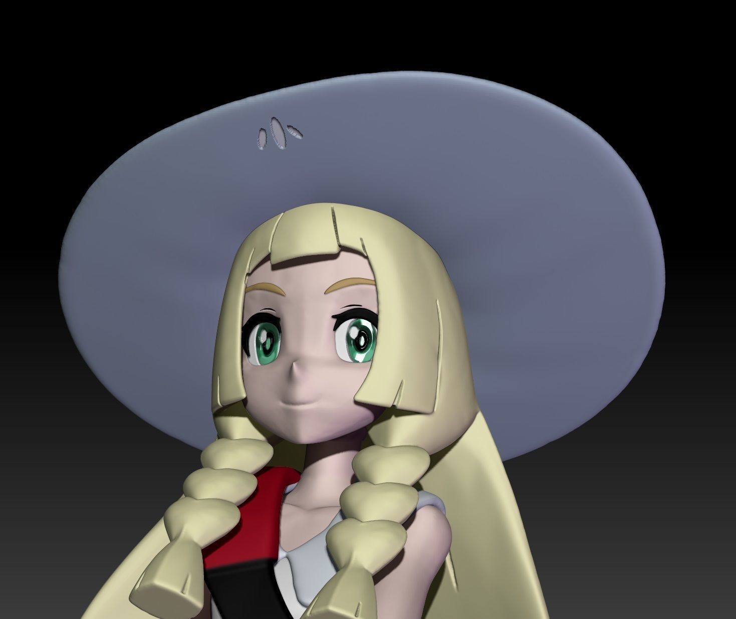 Pokemon Alola Trainer Lillie 3D print model_1