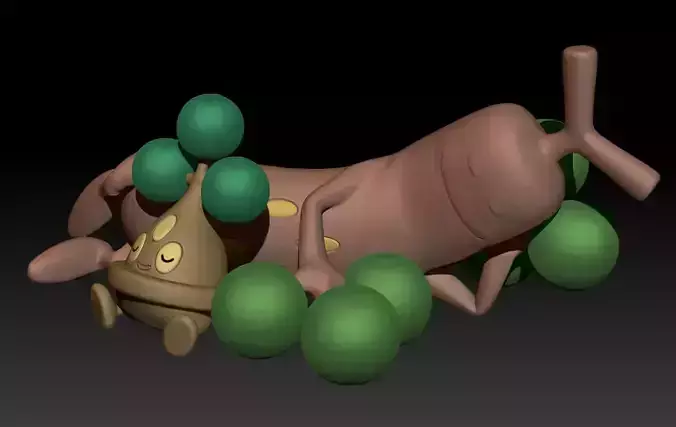 Pokemon Bonsly Sudowoodo