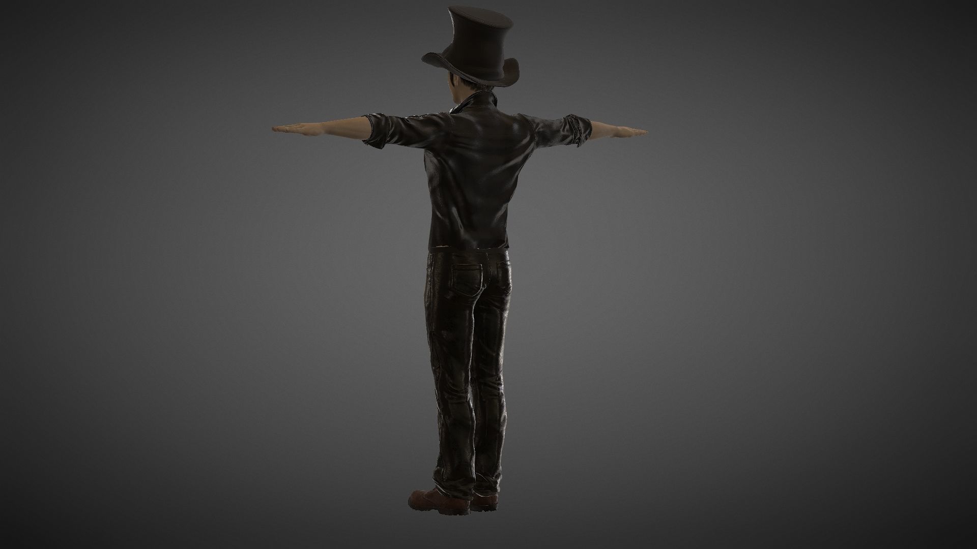 Catrin Low-poly 3D model_3