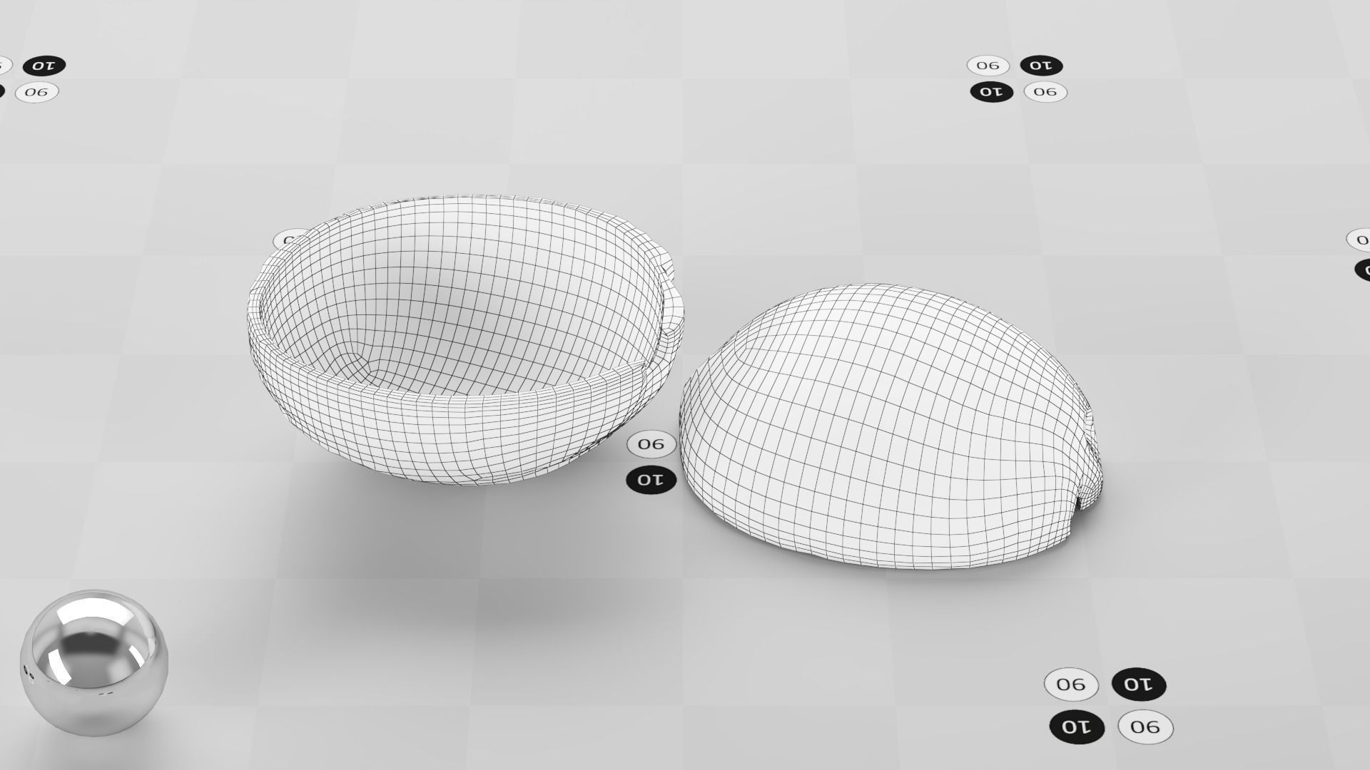 Coconut Shell - Photogrammetry Scan Low-poly 3D model_5