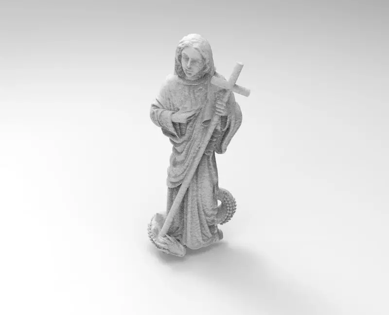 santa martha  3D print model_0
