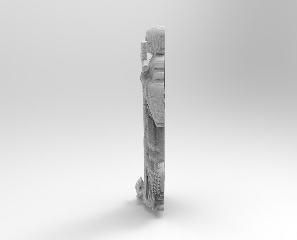 santa martha  3D print model_2