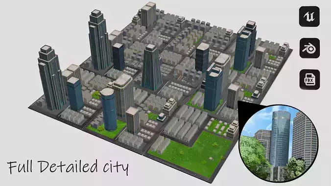 Fully Detailed City